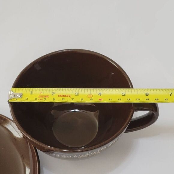 Large GODIVA Chocolatier Coffee Cup & Saucer - Picture 10 of 10